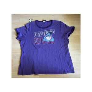 Disney Eeyore Purple T-Shirt Caution: Monday Sort of Mood